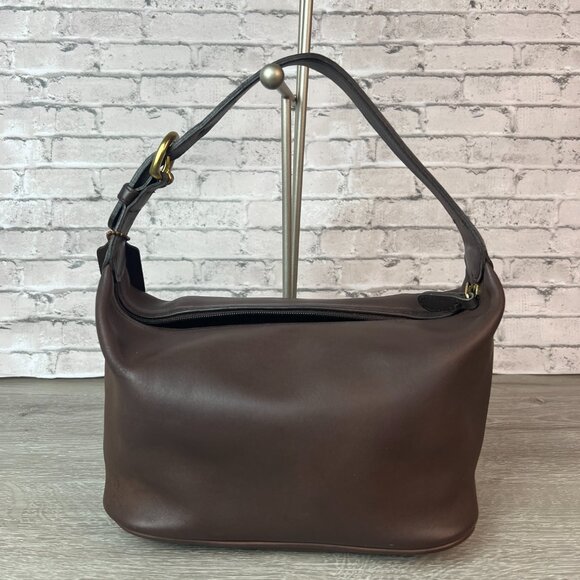 Vintage Old COACH 4145 Soho Bag/Handbag Shoulder Bag Dark Brown Leather Good - Picture 3 of 8